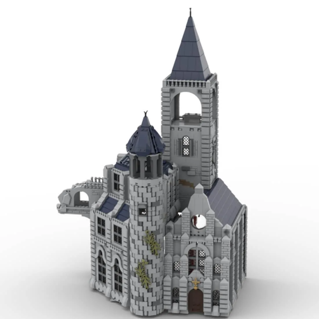 ZITIANYOUBUILD ZITIANYOUBUILD MOC-135133 Moonlight Castle Street View 2757+PCS Educational Building Set — product photo