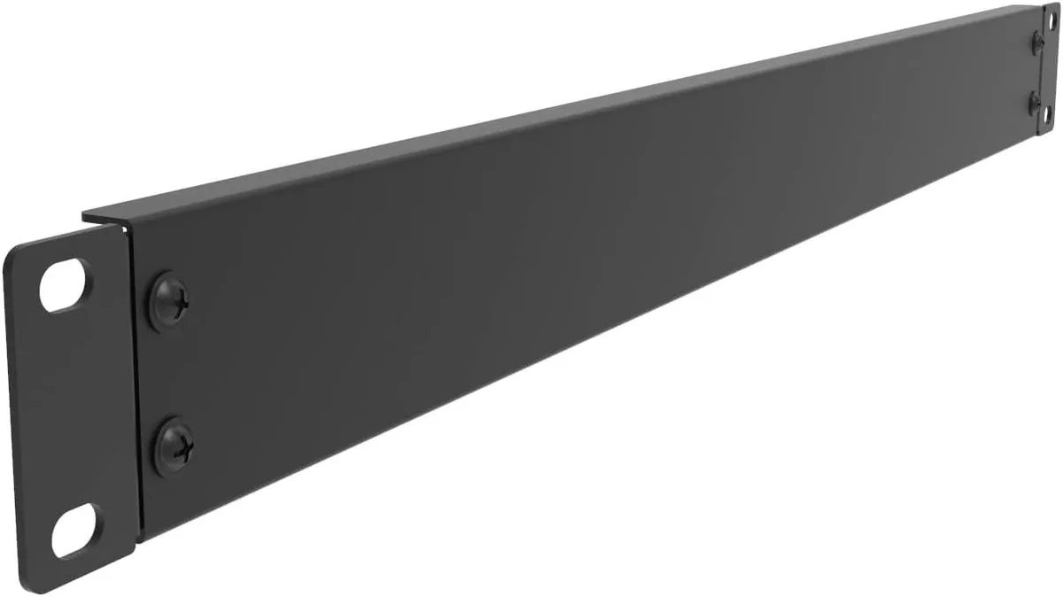 PISKEKAT PISKEKAT 1U Blank Panel 19in Rack Mount Black ABPA — product photo