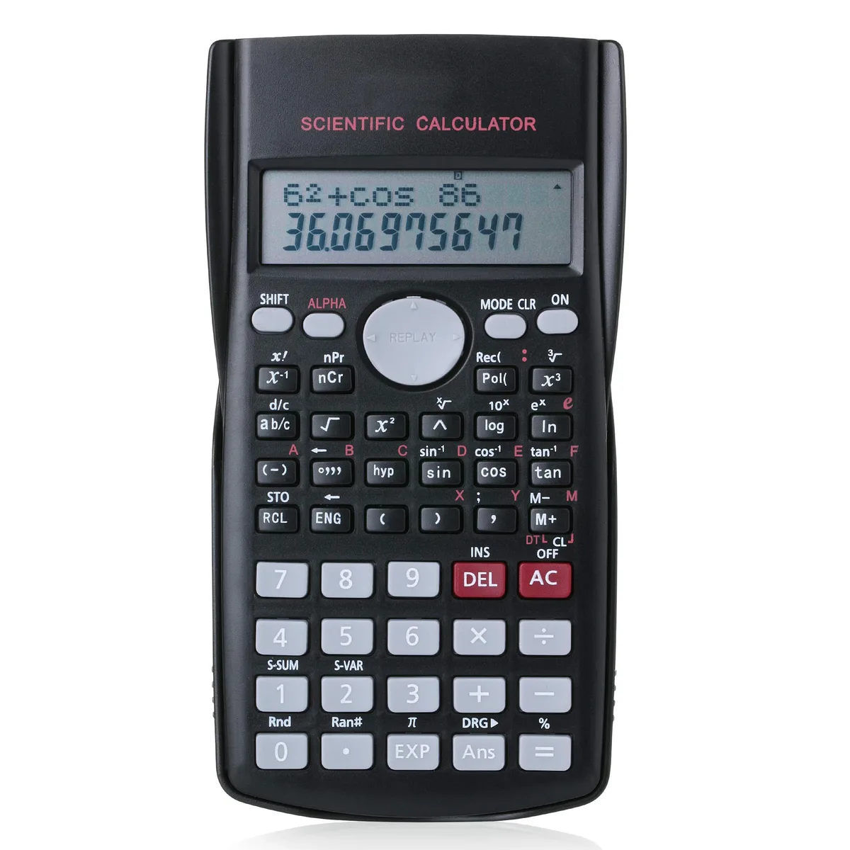 2-Line Scientific Calculator 240 Functions — product photo