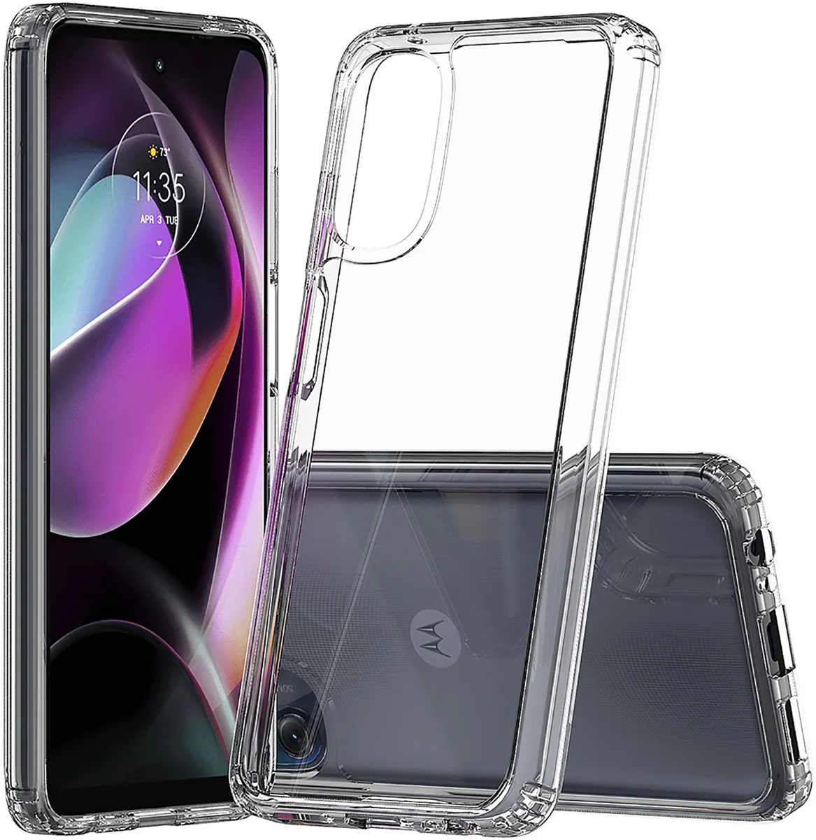 Nakedcellphone Nakedcellphone AquaFlex Clear Case for Moto G 5G 2022 — product photo
