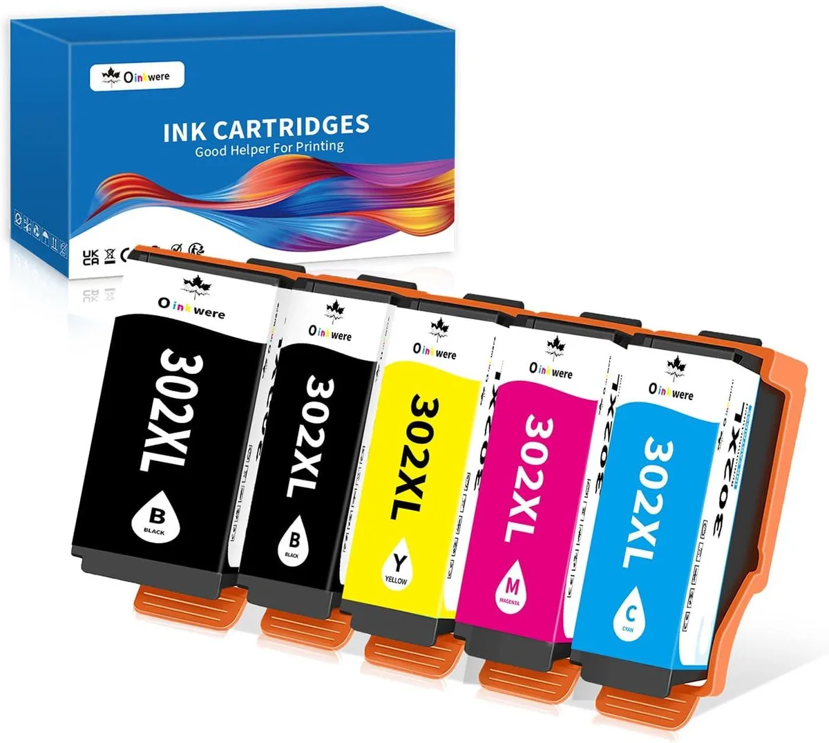NuoTo NuoTo 302XL 5-Pack Ink Cartridge — product photo