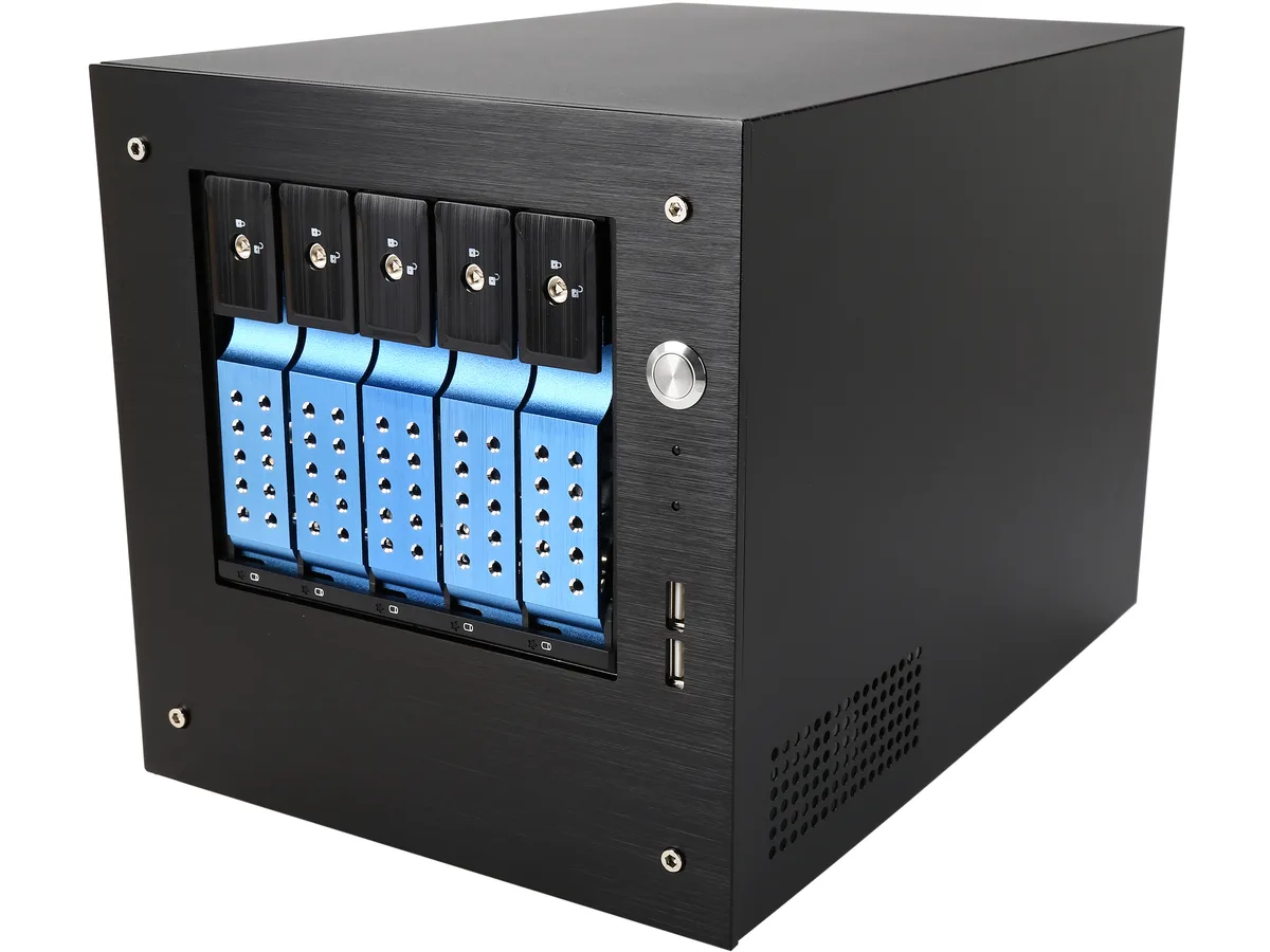 iStarUSA Inc. iStarUSA Inc. S-35-DE5BL server chassis 5×3.5" hot-swap — product photo