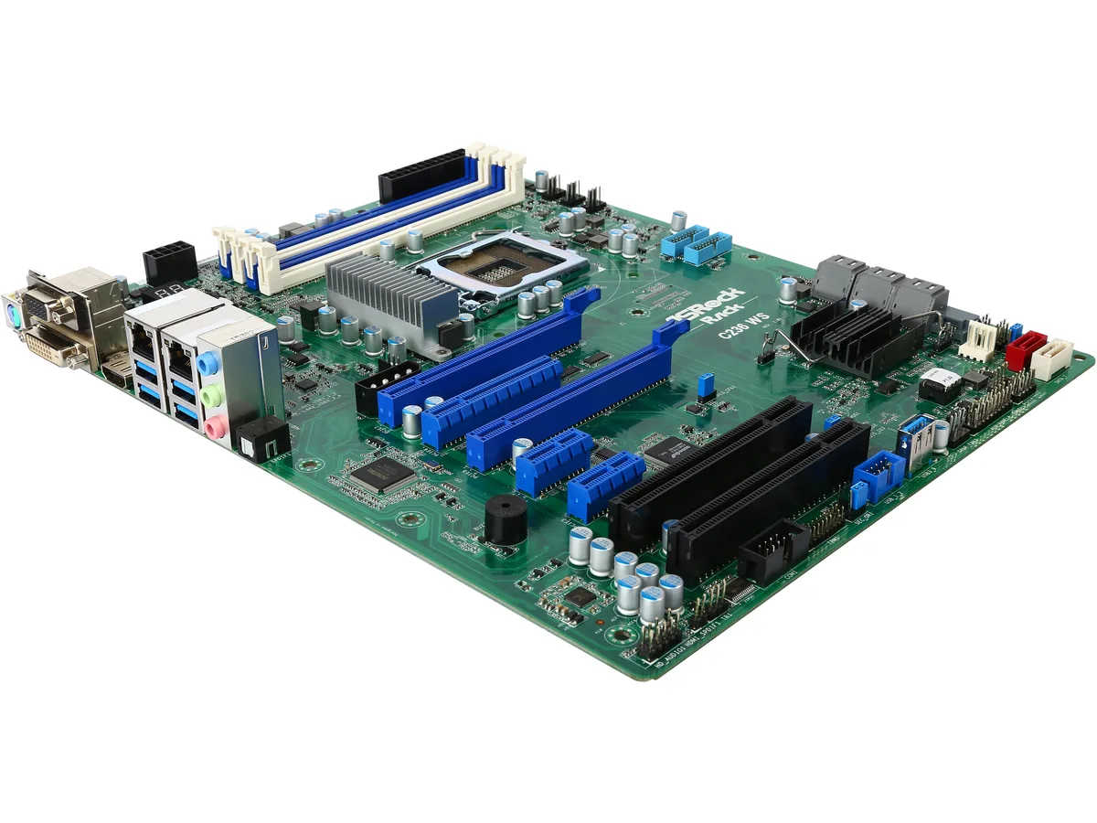 ASRock Rack ASRock Rack C236 WS LGA 1151 server motherboard — product photo