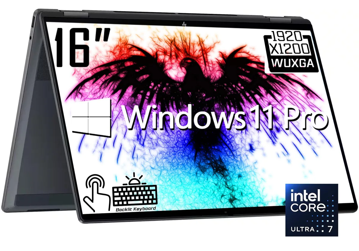 HP HP OmniBook X Flip 2-in-1 Copilot+ 16" FHD+ Touch Ultra 7 256V 16GB 2TB — product photo