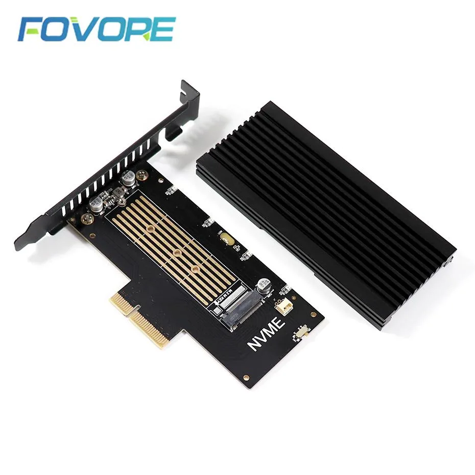 YINGHUA YINGHUA M.2 2280 NVMe to PCIe x4 Adapter with Heatsink — product photo