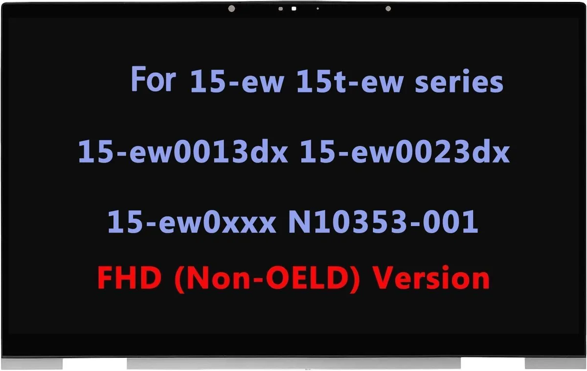 NUOLAISUN NUOLAISUN N09664-001 N10353-001 15.6" FHD Touch Screen Assembly Silver — product photo