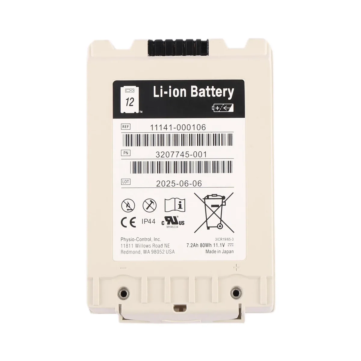 KingSener KingSener 11141-000106 11.1V 7200mAh 80Wh rescue battery for Physio-Control LIFEPAK 12 — product photo