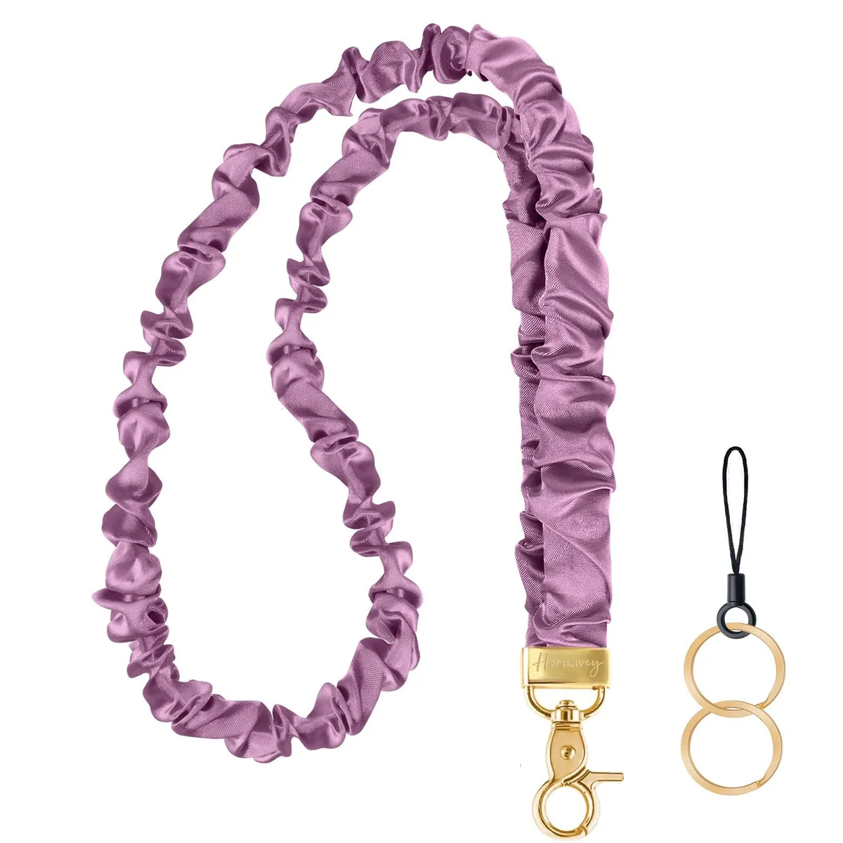  Hovmwey e1 Scrunchie Lanyard Wallet Smoky Violet 18.31*0.94*0.66 in — product photo