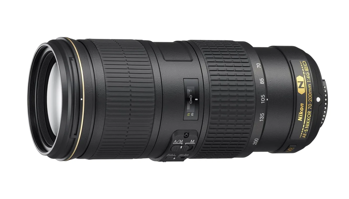 Nikon Inc Nikon Inc 70-200mm f/4G ED VR Nikkor Zoom Lens camera lens — product photo