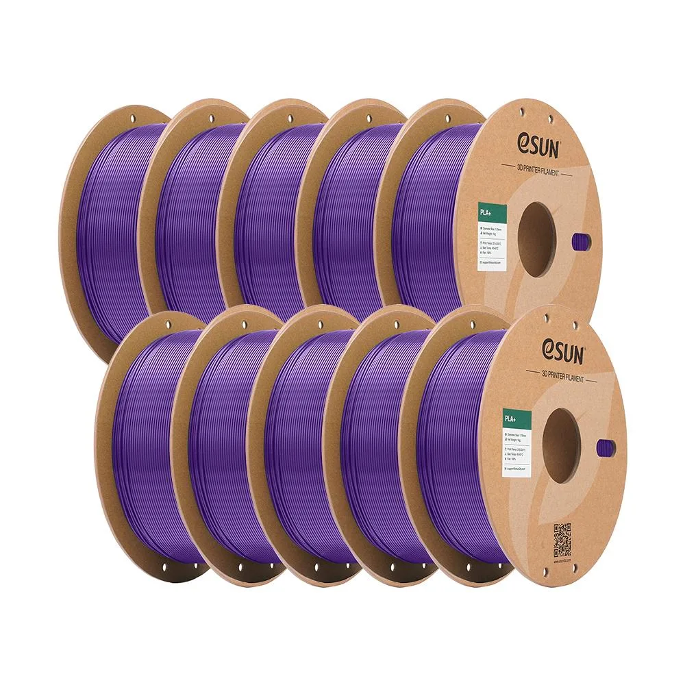 eSUN eSUN PLA+ Filament 1.75mm Purple 10 Rolls — product photo