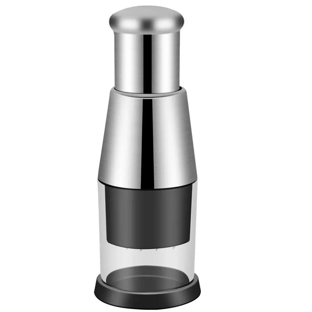  YS Generic Manual Garlic Chopper 6.3 inch Silver — product photo