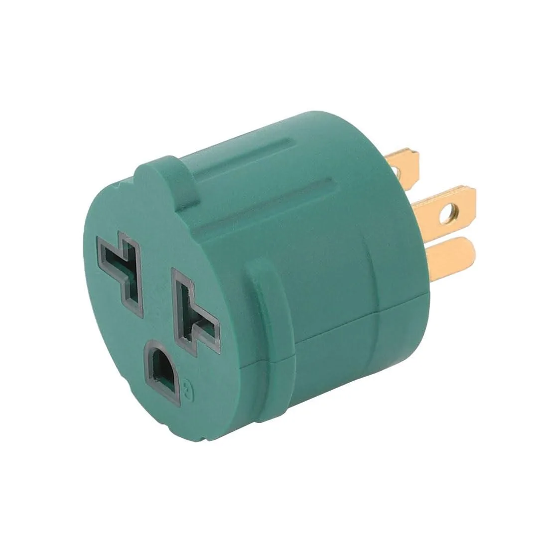 LORDWORLD LORDWORLD 4-in-1 NEMA 5-15P to 5-20R/6-20R Adapter Green — product photo