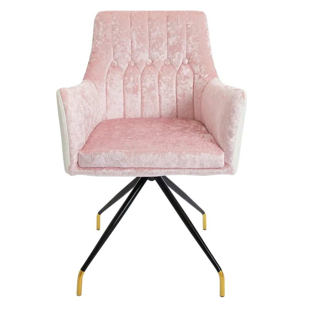 Impressions Vanity Company Impressions Vanity Genesis Vanity Chair Pink 360 Swivel — product photo