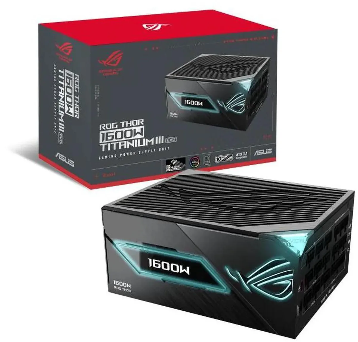 ASUS ASUS ROG Thor 1600W Titanium III EVO Equalizer Edition power supply — product photo