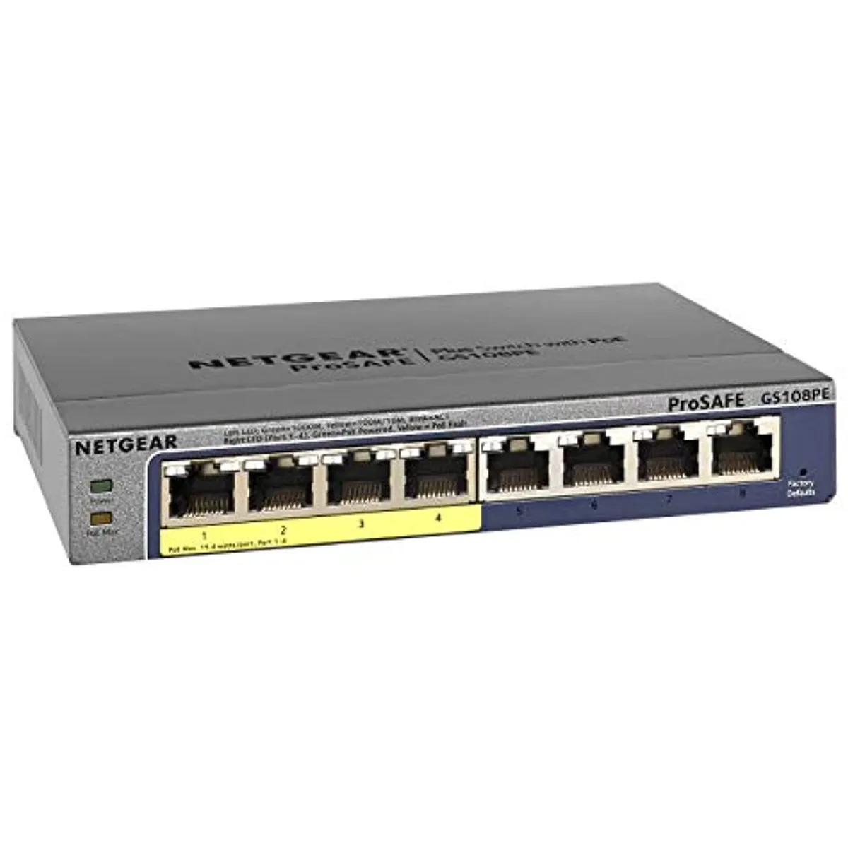 Tradernoors Tradernoors GS108PEv3 8-Port Gigabit PoE+ Switch 53W — product photo