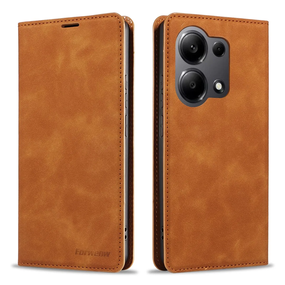 BONAEVER BONAEVER Case for Xiaomi RedMi Note 13 Pro 4G Brown — product photo