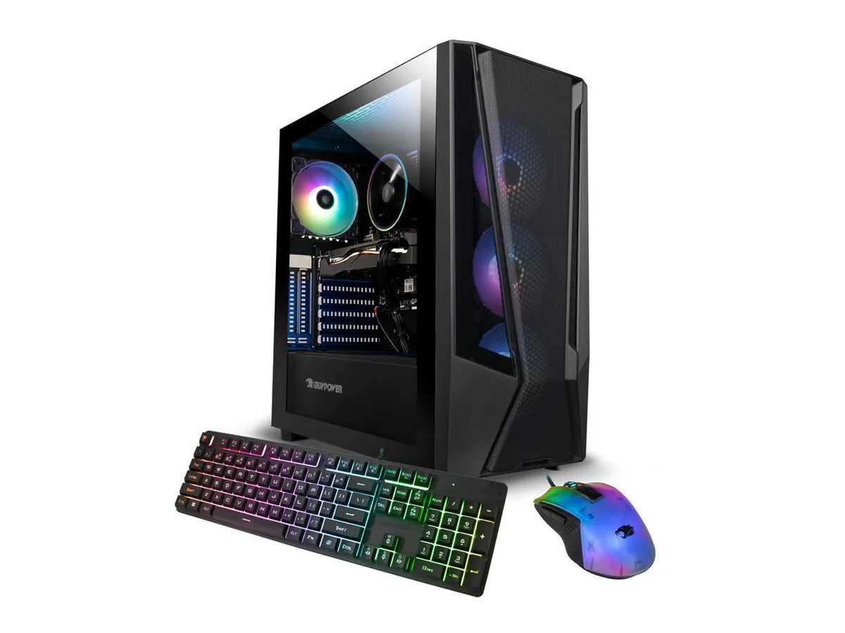 iBUYPOWER iBUYPOWER TMA7N3501 Gaming PC Ryzen 7 5700 RTX 3050 16GB DDR4 1TB NVMe — product photo