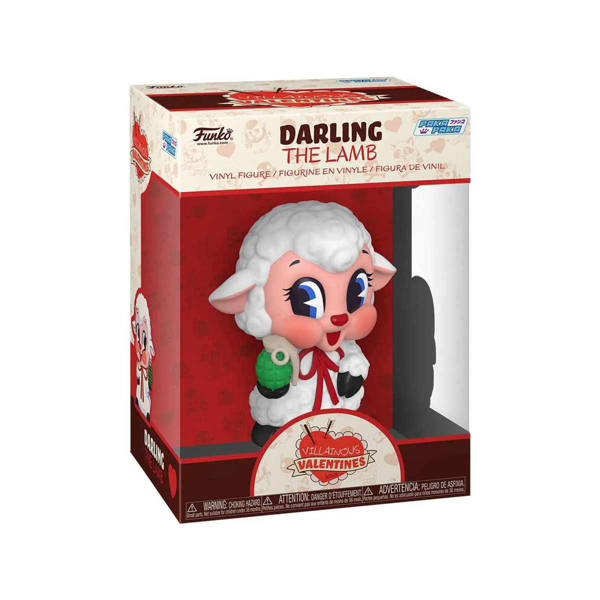 Funko Funko Villainous Valentines Paka Paka The Lamb Vinyl Figure 3.75 — product photo