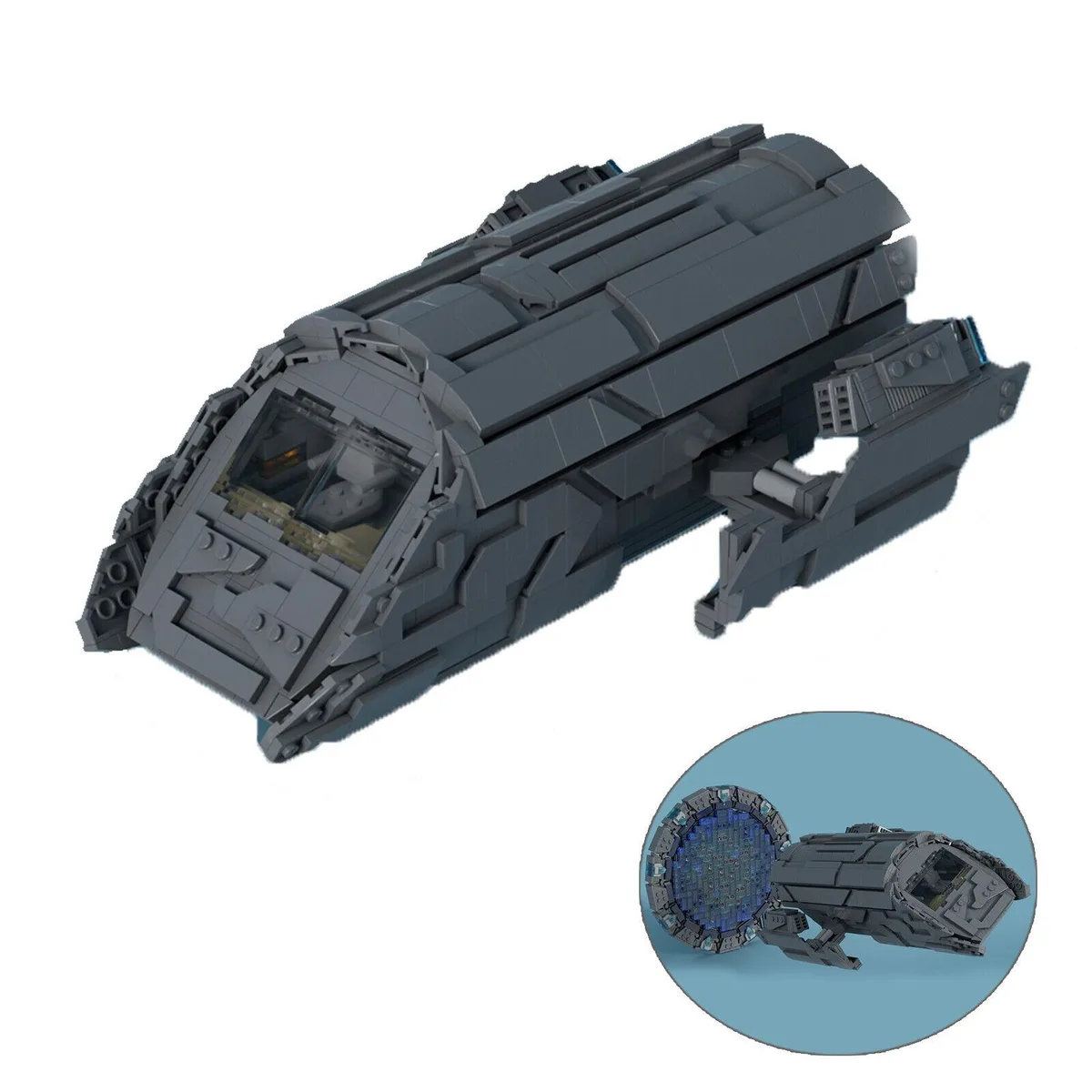 ZITIANYOUBUILD ZITIANYOUBUILD Puddle Jumper Transport Ship 1110 Pieces Building Set — product photo
