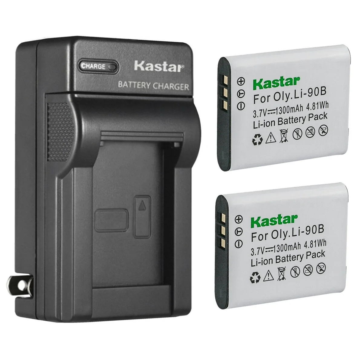 Kastar Kastar 2-Pack DB-110 Battery &amp; AC Charger Kit — product photo