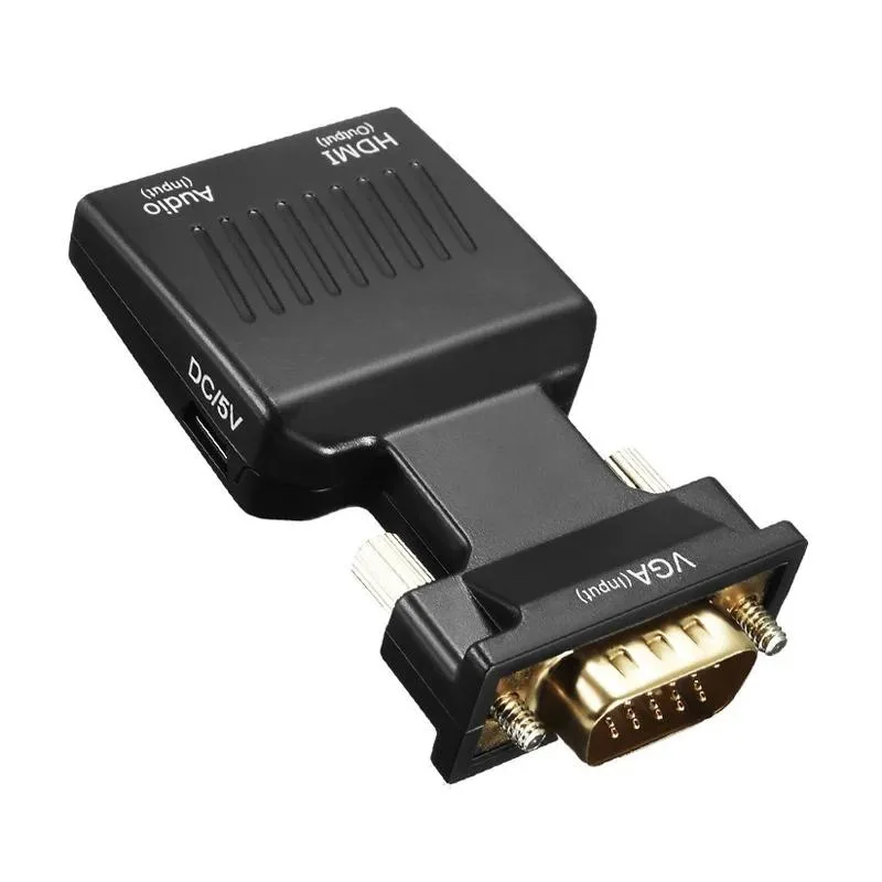 YINGHUA YINGHUA VGA Male to HDMI Female Audio Video Converter with Audio Cables — product photo