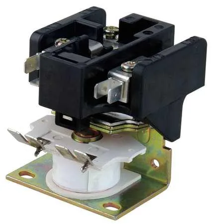 Square base SPST relay with silver alloy spade terminals