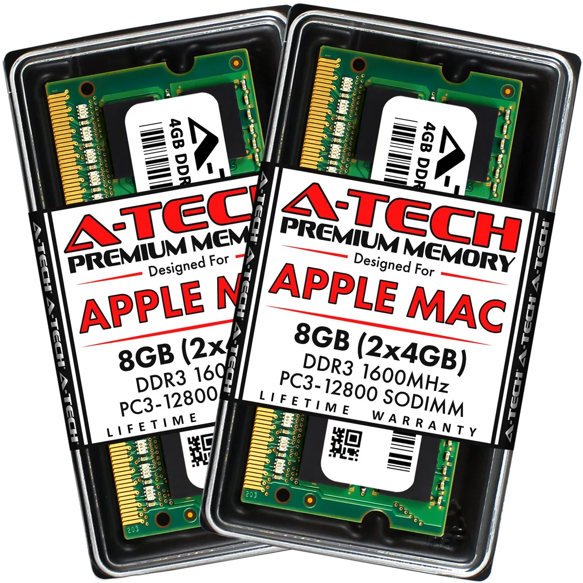A-Tech A-Tech 8GB Kit (2x4GB) DDR3L 1600 SODIMM 204-Pin Memory Upgrade — product photo