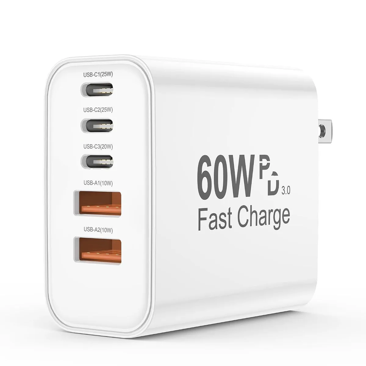 ONITOON ONITOON 5-in-1 USB Charger 3×USB-C 2×USB-A 25W max — product photo