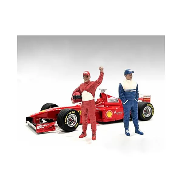 American Diorama American Diorama Racing Legends 90's Set of 2 Diecast Figures 1/43 Scale — product photo