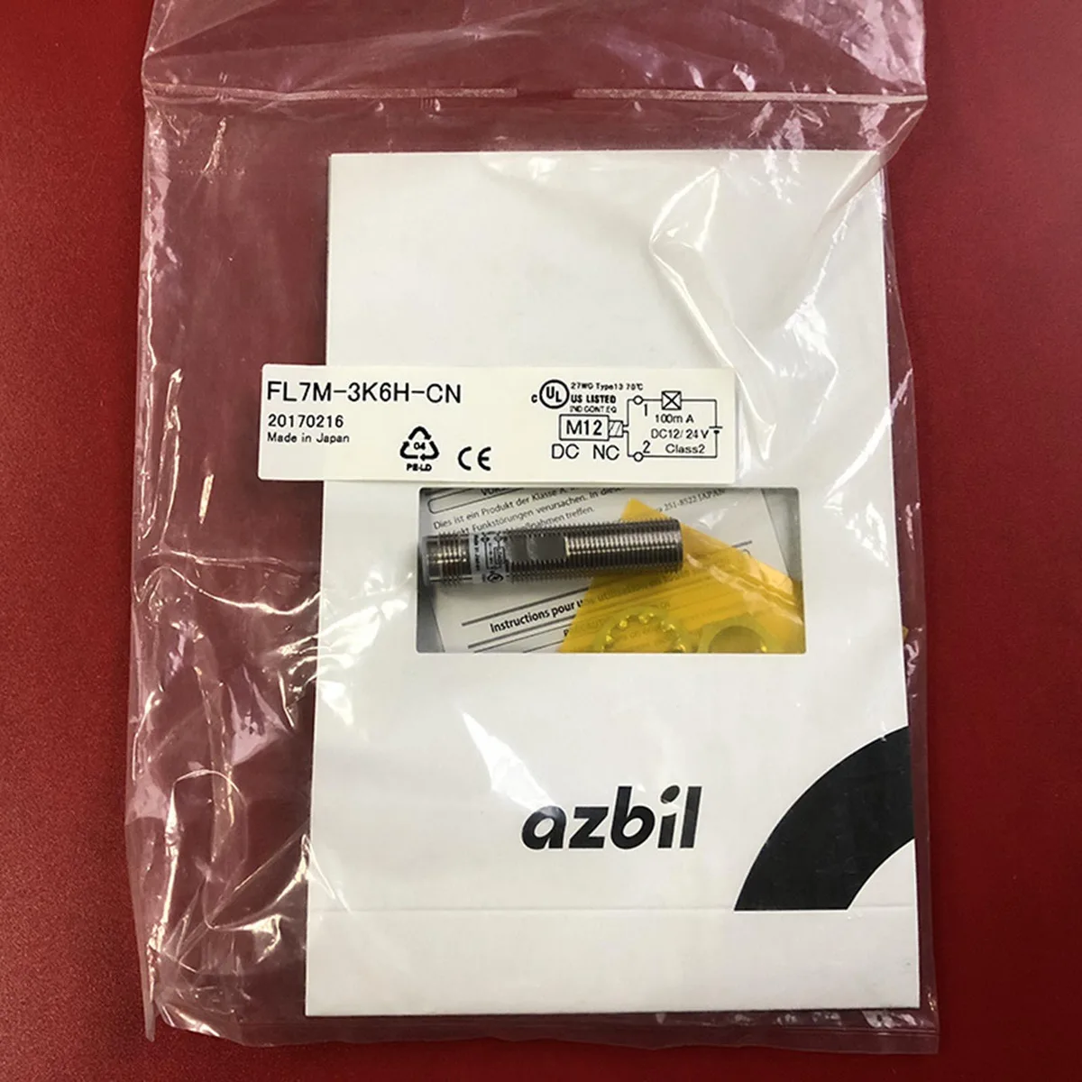 YAMATAKE YAMATAKE FL7M-3K6H-CN Proximity Switch Sensor — product photo