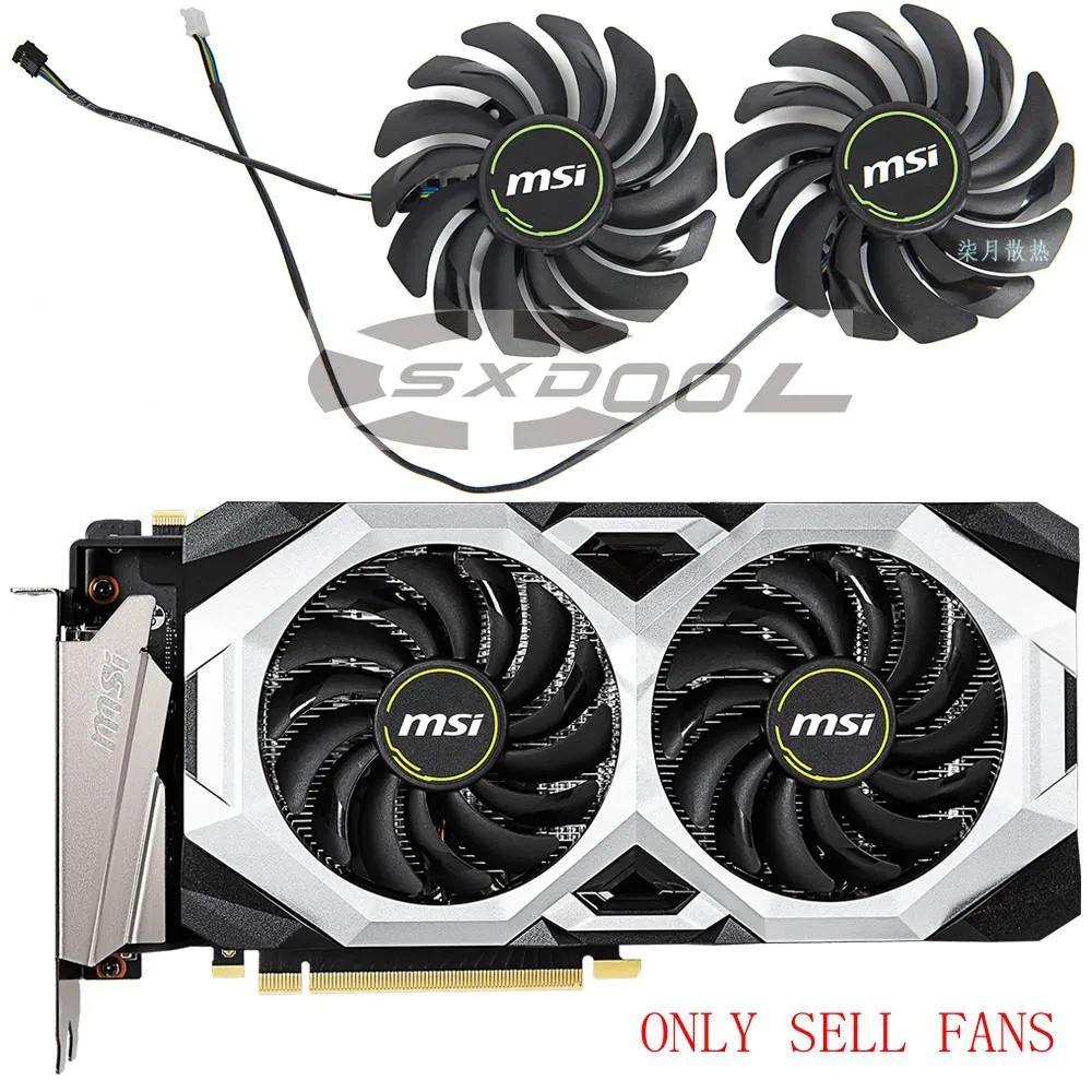 SXDOOL SXDOOL PLD09210S12HH 85mm 87mm 4pin 12V .4A vga cooling — product photo