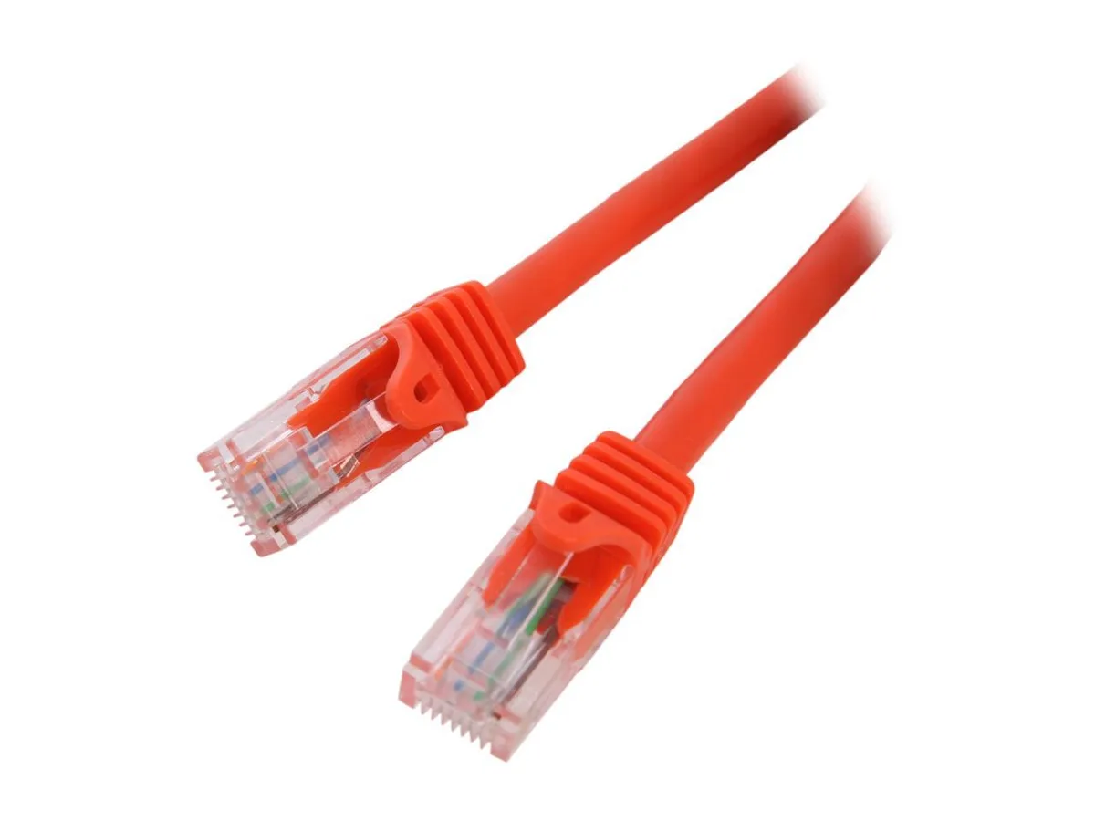 sakose sakose C6EB-25O 25 ft Cat 6 Orange Enhanced 550 MHz network ethernet cable — product photo