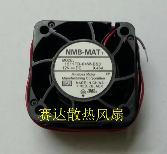OEM Industries OEM Industries 1511FB-04W-B50 40mm 12V 0.46A 2-Wire CPU Cooler — product photo