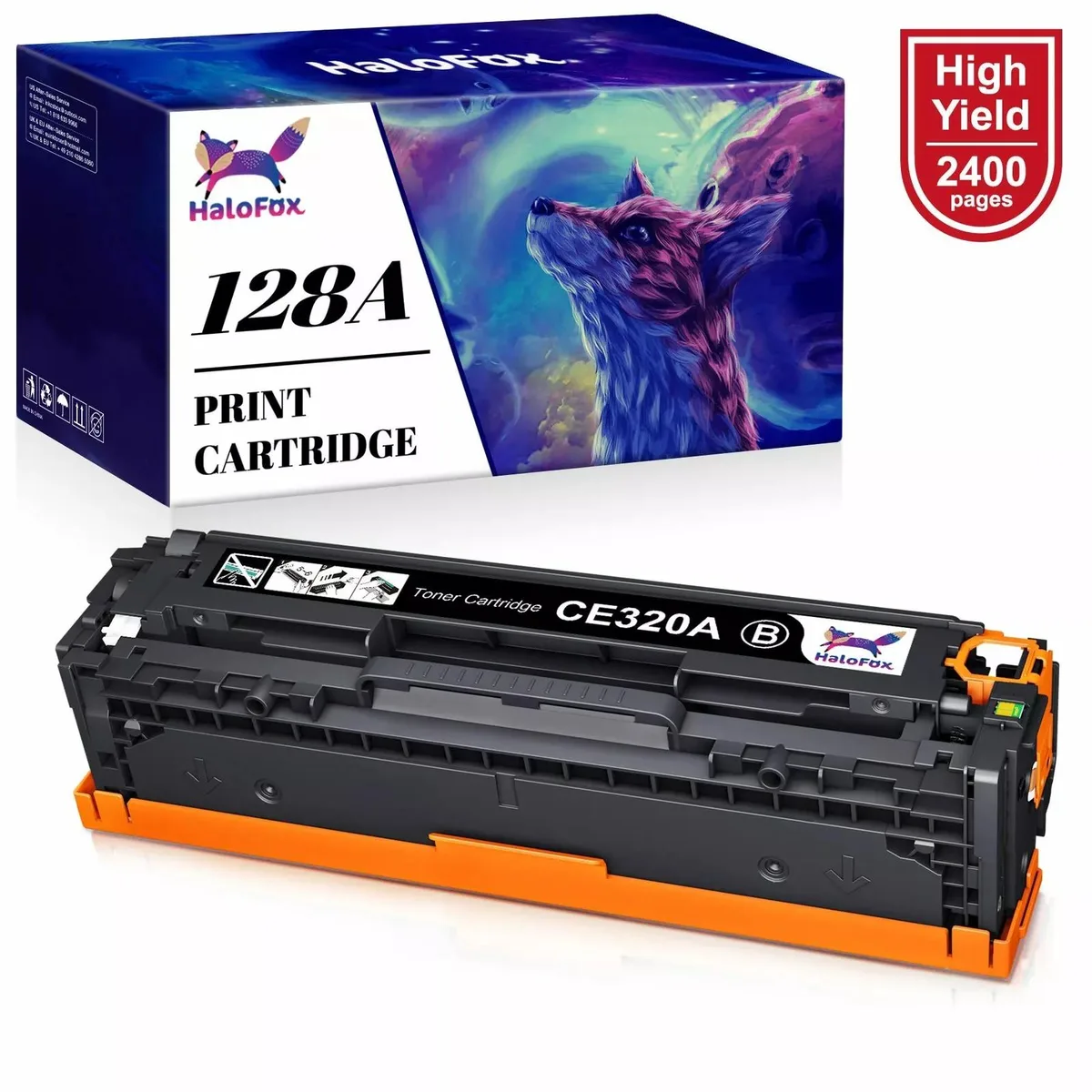V4ink V4ink CE320A 128A Black Toner Cartridge CP1525 CM1415 2400 Pages — product photo