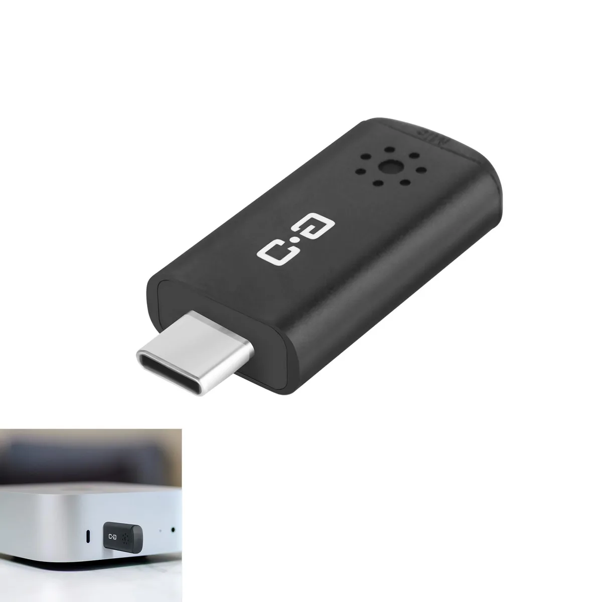  DUNGZDUZ USB C Mini Microphone CGS-M3C for Mac mini M4/M4 Pro &amp; MacBook — product photo