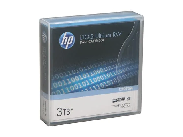 HPE HPE C7975A LTO Ultrium 5 3.0TB backup media — product photo
