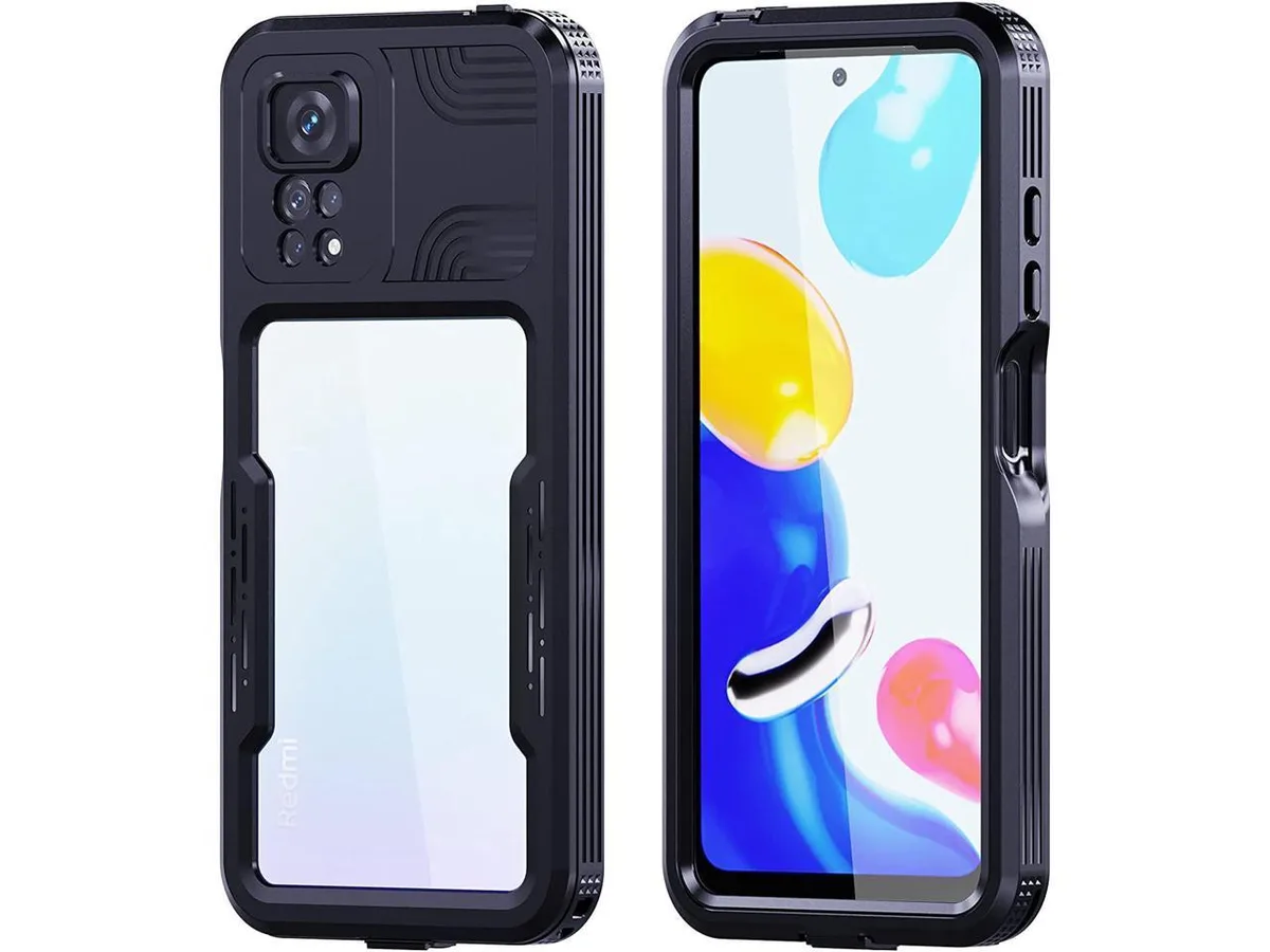 BONAEVER BONAEVER Waterproof Case for Xiaomi Redmi Note 11/11S Black — product photo