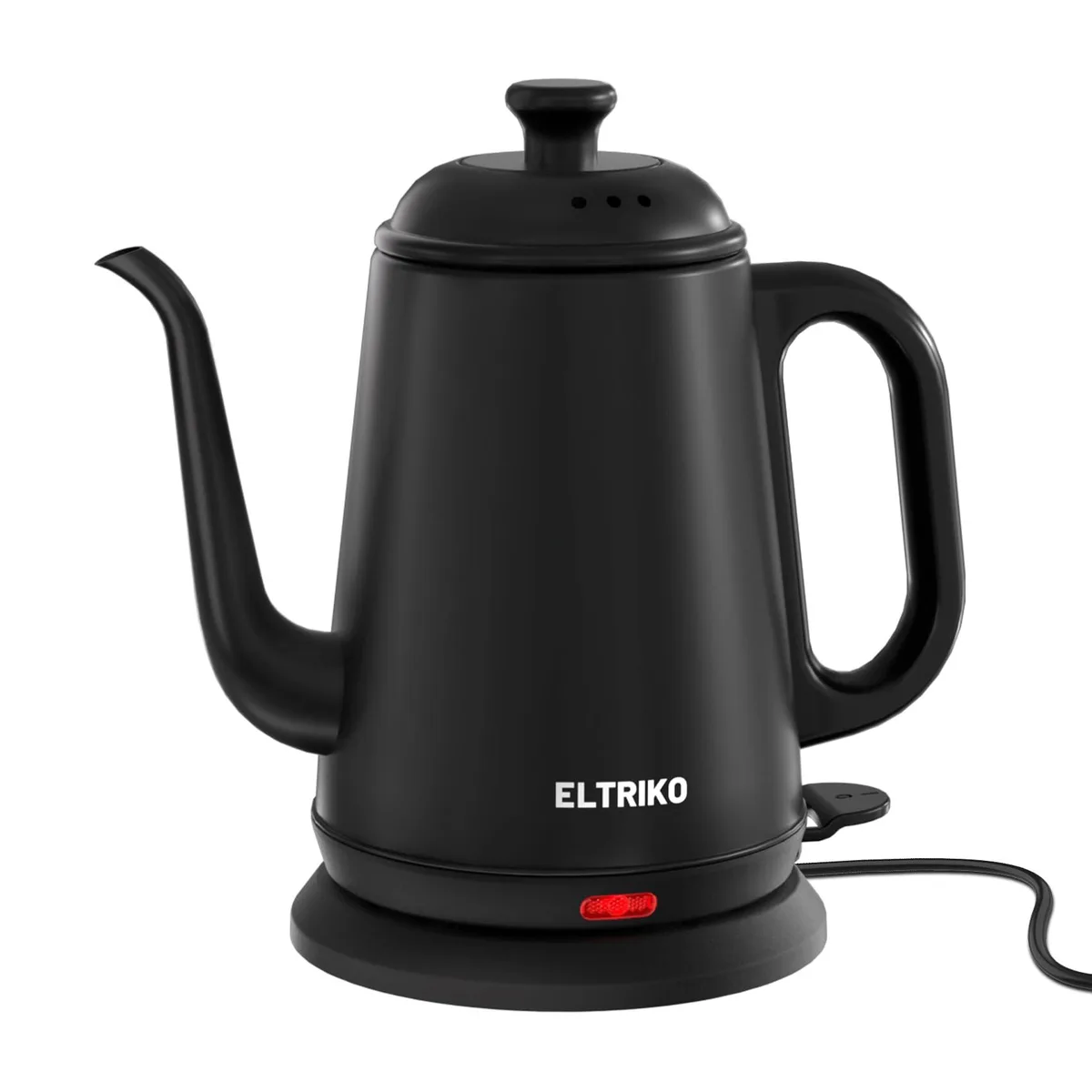  ELTRIKO 10BK10-4 Gooseneck Electric Kettle 1.0L 1000W Black — product photo