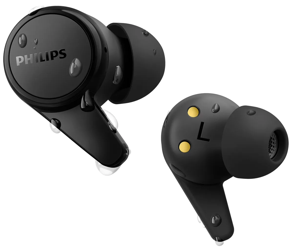 Philips Philips TAT1207BK/00 Black Wireless Earbuds — product photo