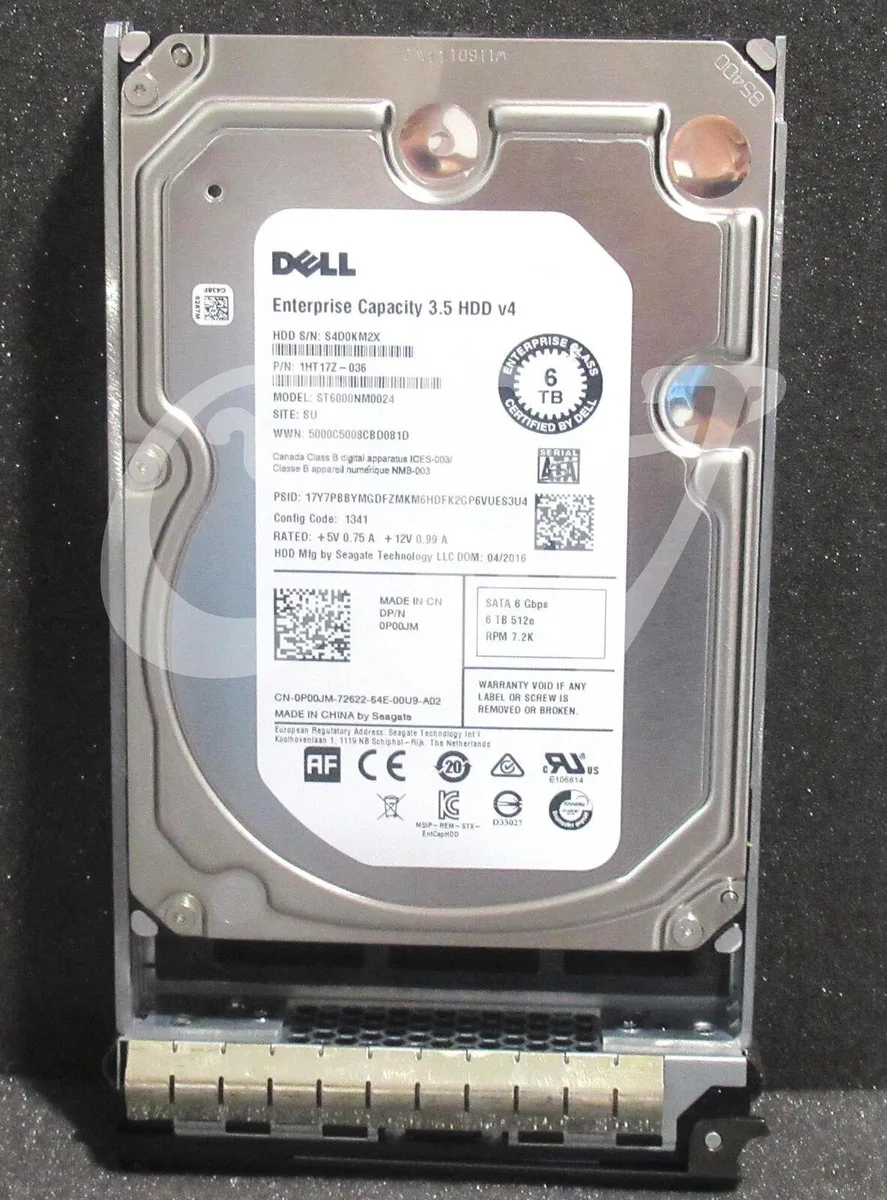 DELL DELL ST6000NM0024 6TB 7200RPM SATA 3.5" internal hard drive — product photo