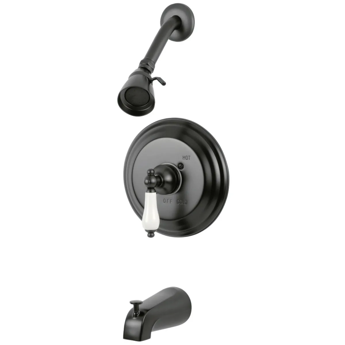 KINGSTON BRASS KINGSTON BRASS KB3635PLT Tub and Shower Trim Oil Rubbed Bronze — product photo