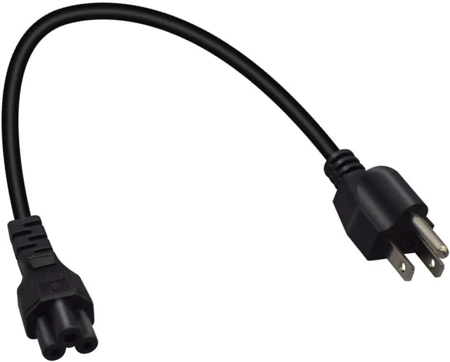 TeKit TeKit US NEMA 5-15P to IEC320 C5 Power Cord 1 ft 18 AWG — product photo