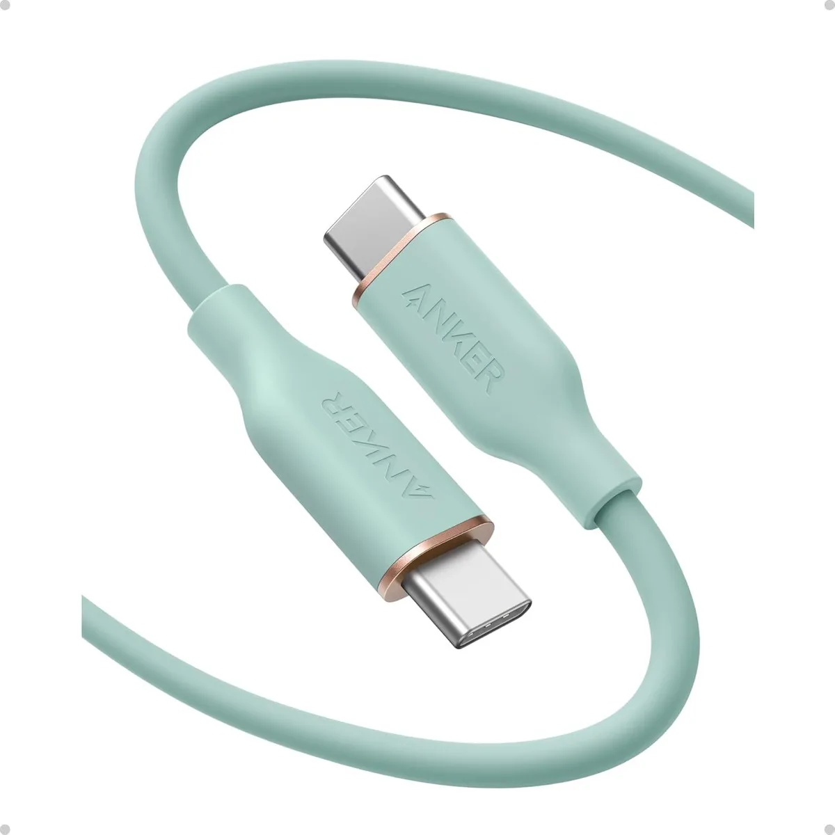 Anker Anker A8553 USB-C Cable 240W Green 6 ft — product photo