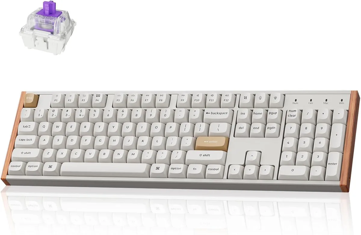TUKO TUKO Full-Size Gaming Keyboard 100% Layout 2.4 GHz Bluetooth 5.2 Hall Effect 0.2-3.8 mm Actuation — product photo