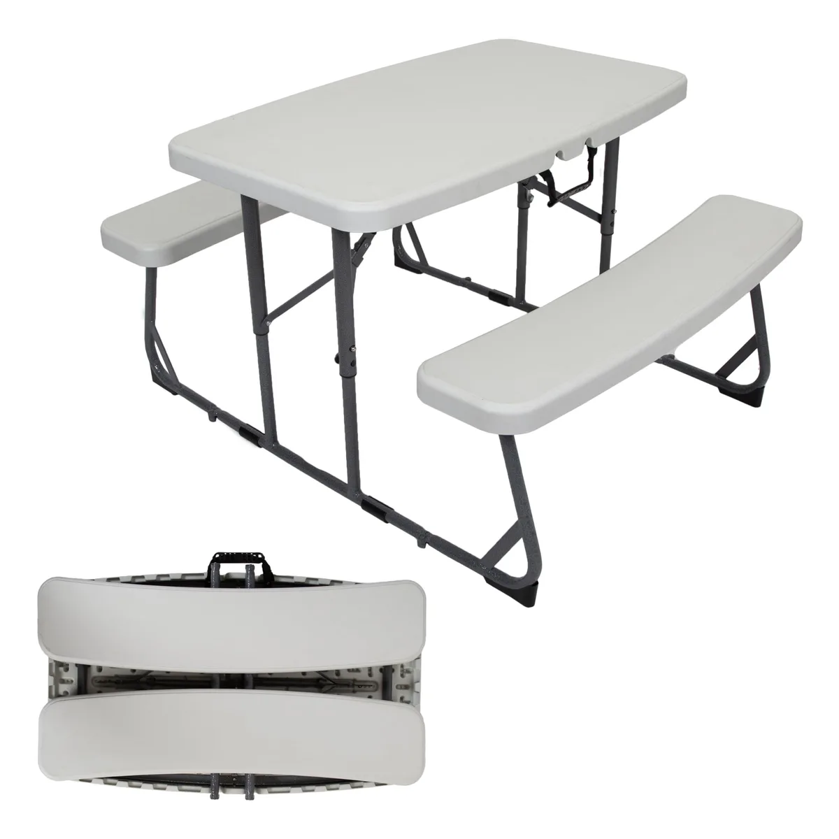  Stansport Compact Kids Picnic Table G-940 White 38x32.5x21.5 in 26 lb — product photo