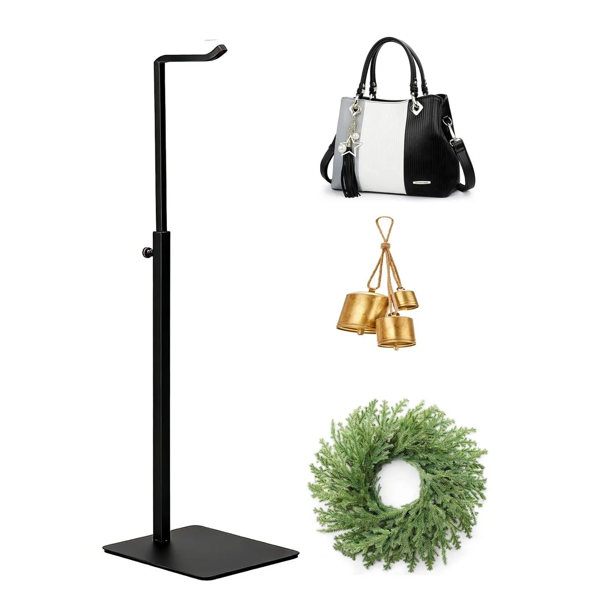  Avid Hs-7G-A002 Handbag Display Stand Black 15-24 in Adjustable — product photo