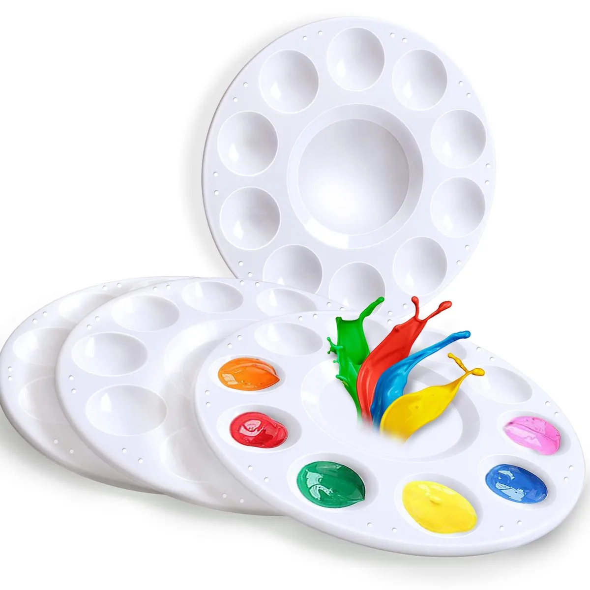 Avery 4 PCS Paint Palette 10 Wells craft painting — product photo