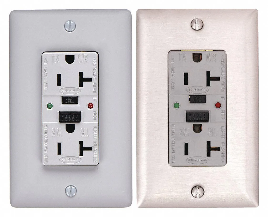 Hubbell Incorporated Hubbell Incorporated GFSG5362GRY GFCI Receptacle 20A 125VAC 5-20R Gray — product photo