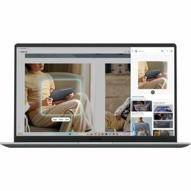 SAMSUNG SAMSUNG NP754XHD-KB2US Galaxy Book5 laptop 15.6" Core Ultra 5 255U 16 GB 256 GB Silver — product photo