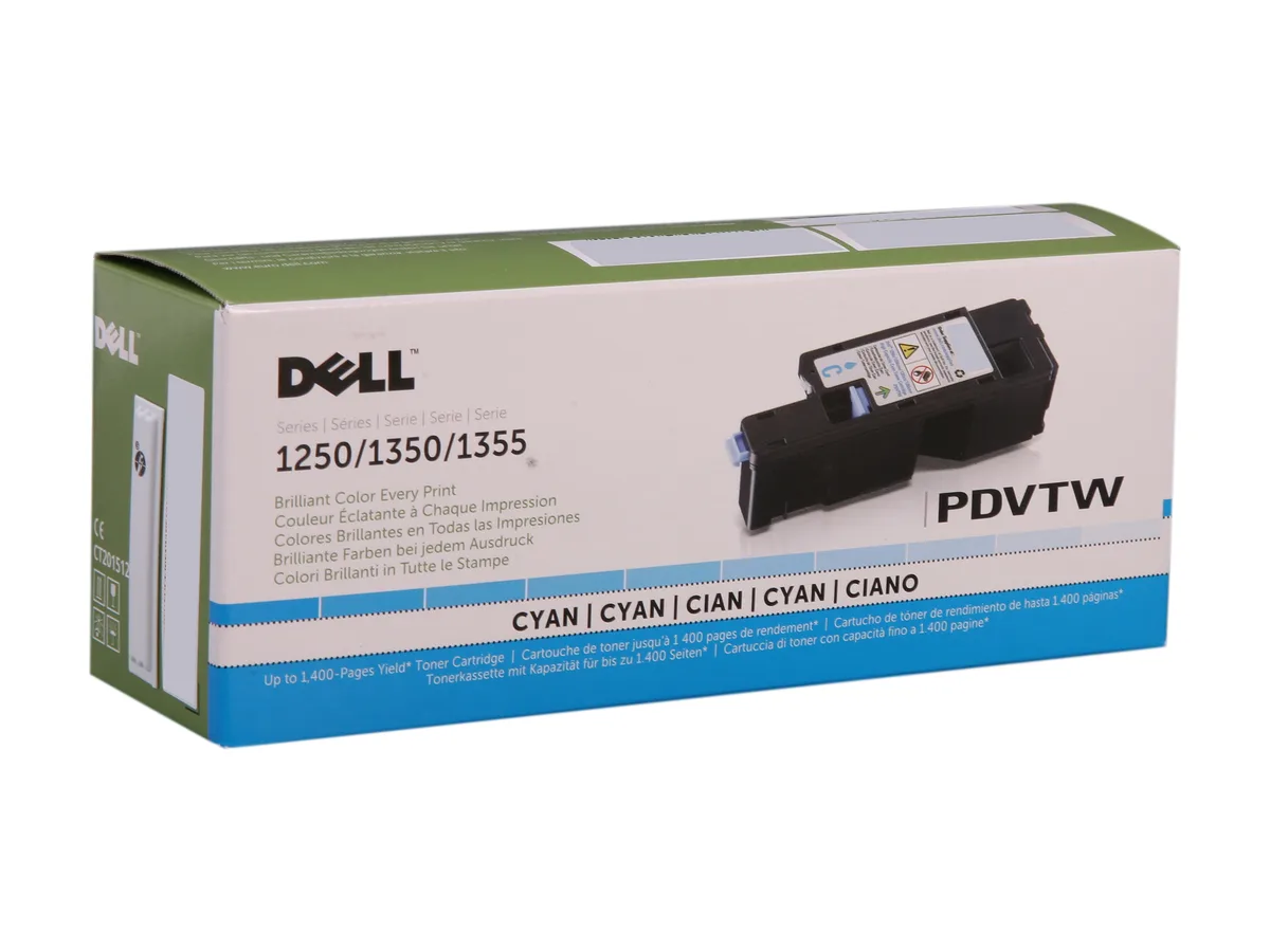 DELL DELL 331-0777 Toner Cartridge Cyan 1400 Pages — product photo